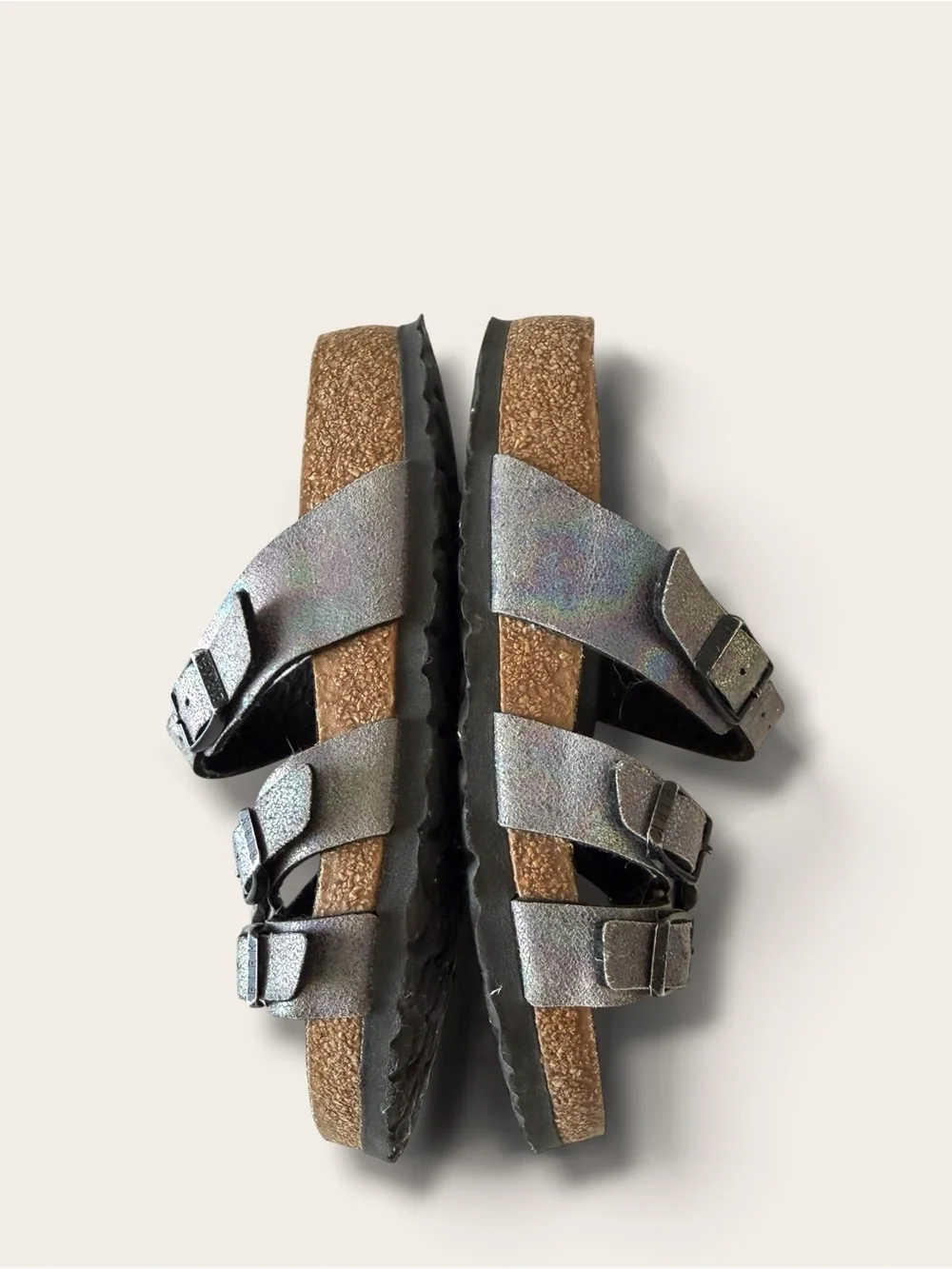 Birkenstock Women's Double Buckle Iridescent Sandals - Multi